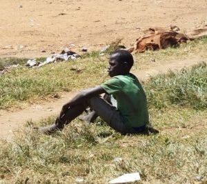 The isolation of a street kid living in the slum of Kisenyi
