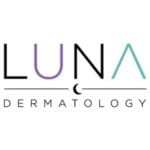 A logo of luna dermatology